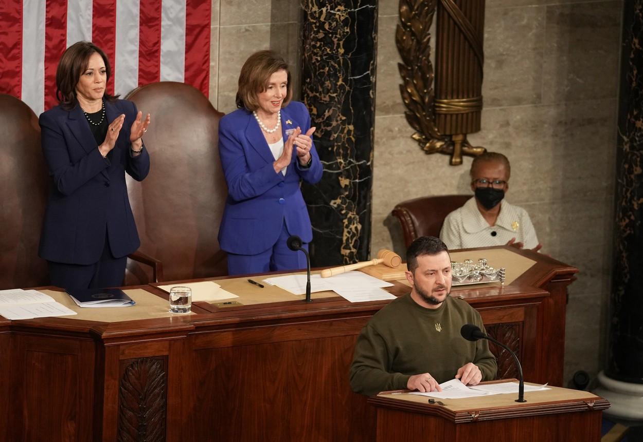 Zelenski, mesaj ferm în fața Congresului american: „Ucraina rezistă și nu se va preda niciodată!”