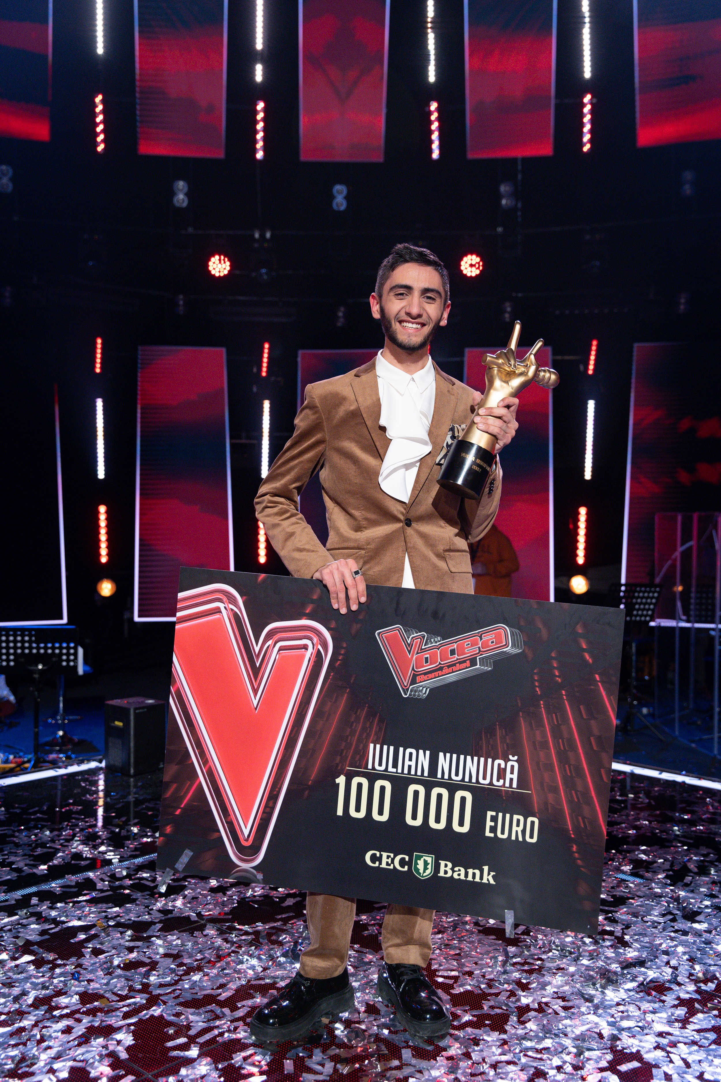 Finala Vocea României, în care Iulian Nunucă a câștigat marele trofeu, a fost lider absolut de audiență