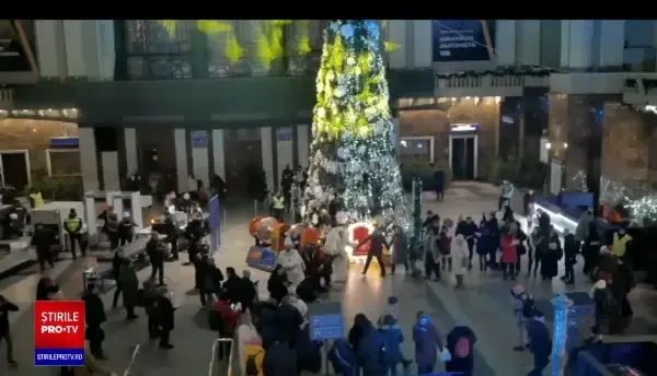 Ucrainenii din Kiev au sărbătorit Crăciunul cu un concert organizat într-un adăpost antiaerian. „Sărbătorile au un gust amar”