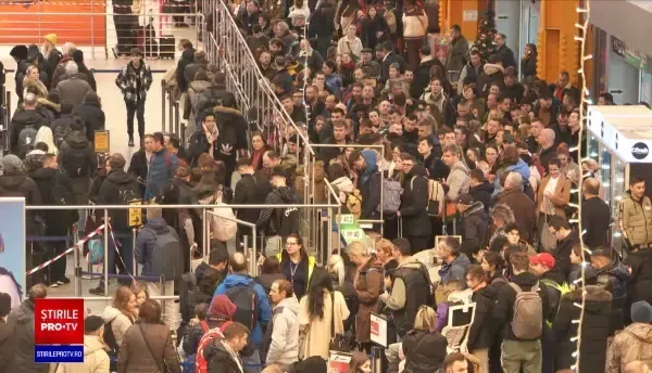 Haos pe Aeroportul din Cluj. Mai multe zboruri au fost anulate. VIDEO