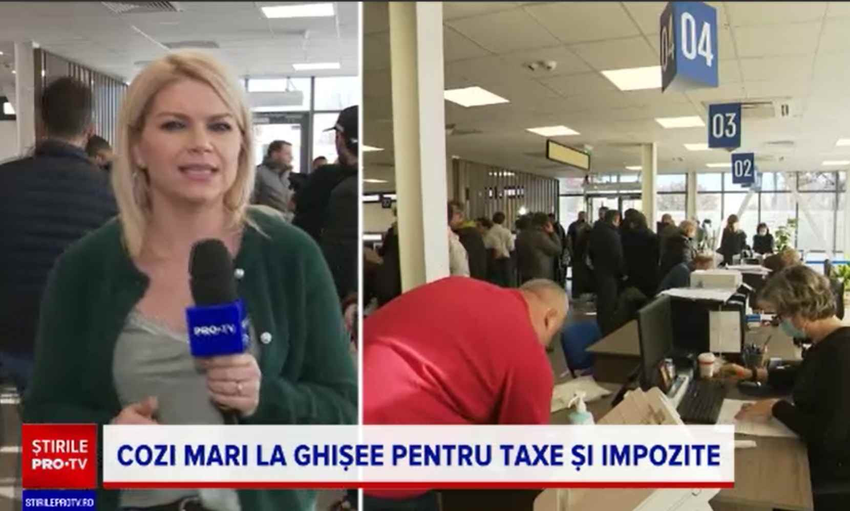 Mai sunt aproape trei luni de reducere, dar oamenii au stat cu orele la coadă să-și plătească impozitele la primării