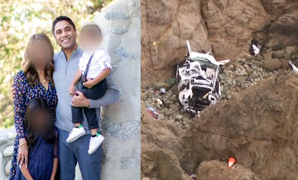 Un șofer cu Tesla a plonjat cu mașina într-o râpă de 80 de metri ca să își ucidă soția și copiii. Uimitor ce a urmat