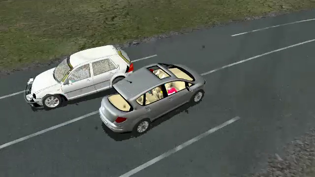 ANIMAȚIE GRAFICĂ. Accident șocant în Ilfov. Șoferul a murit după ce a fost proiectat printr-un geam lateral