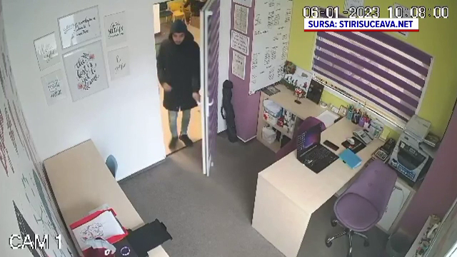 Furturi trase la indigo surprinse pe camere. Ce au furat hoții în doar câteva secunde