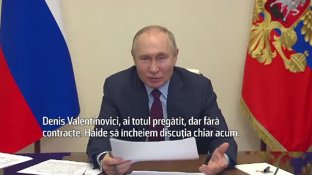 Putin, scos din sărite de vicepremierul rus: Haide să încheiem discuția chiar acum. De ce faci pe prostul?