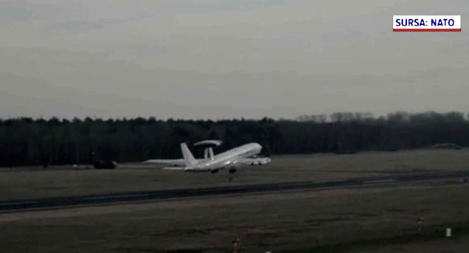 Avioanele radar AWACS ajung săptămâna viitoare la București. Cât poate acoperi unul singur