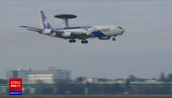 Aeronavele AWACS ale NATO au ajuns la București. Ce misiune vor avea în România