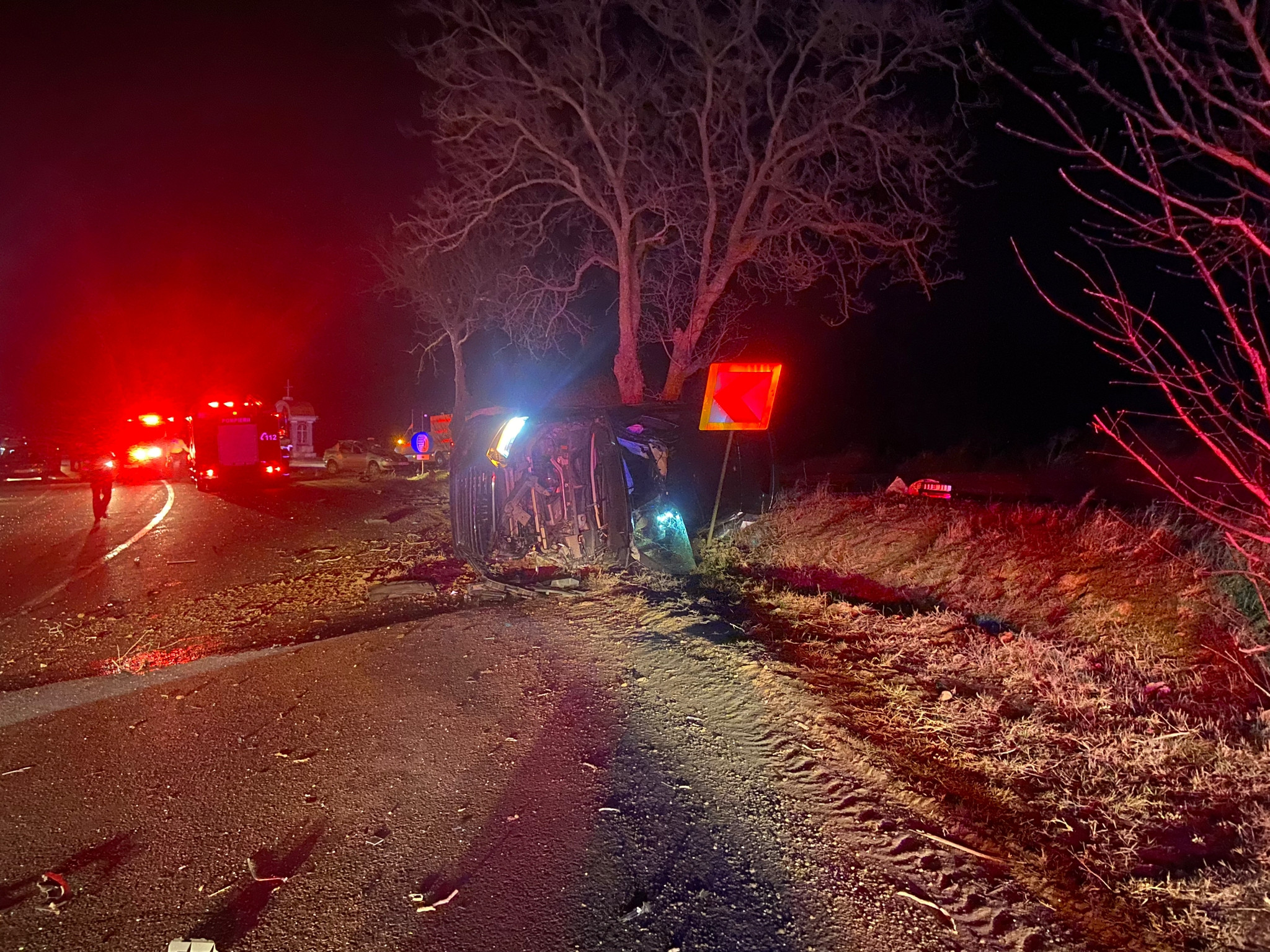 O femeie a murit, după ce a fost implicată într-un accident, la ieșire din Tulcea