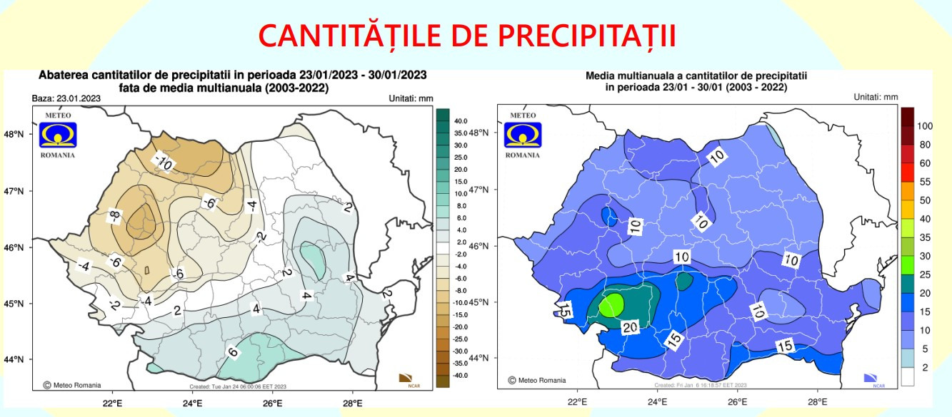 Vremea 23 ian - 20 feb