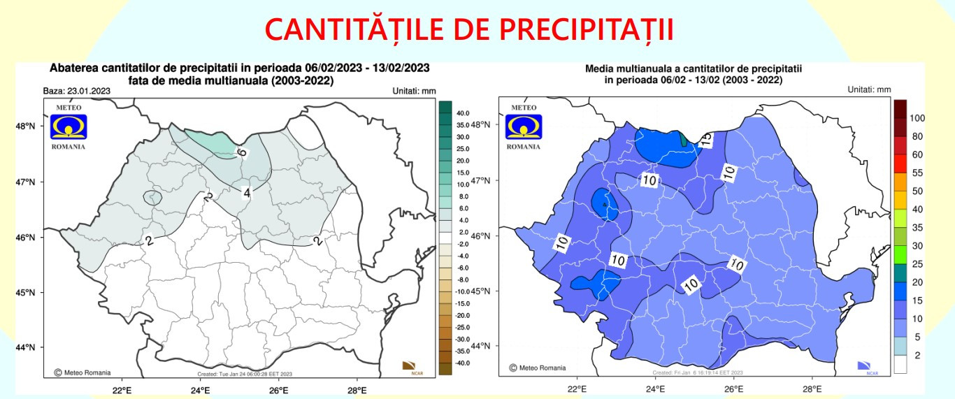 Vremea 23 ian - 20 feb