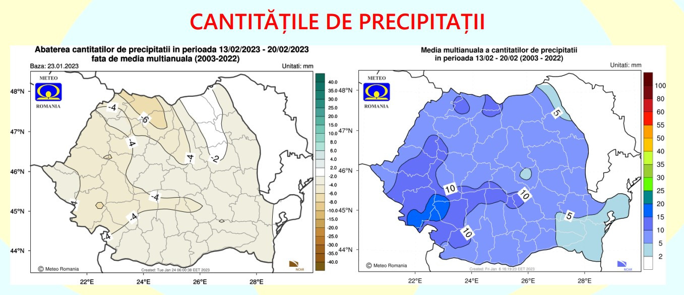 Vremea 23 ian - 20 feb