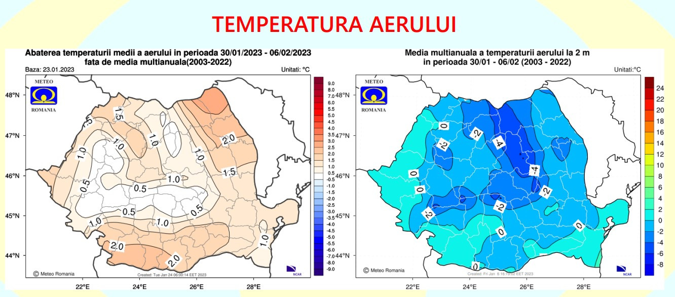 Vremea 23 ian - 20 feb