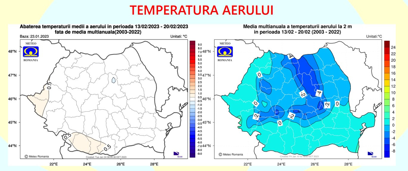Vremea 23 ian - 20 feb