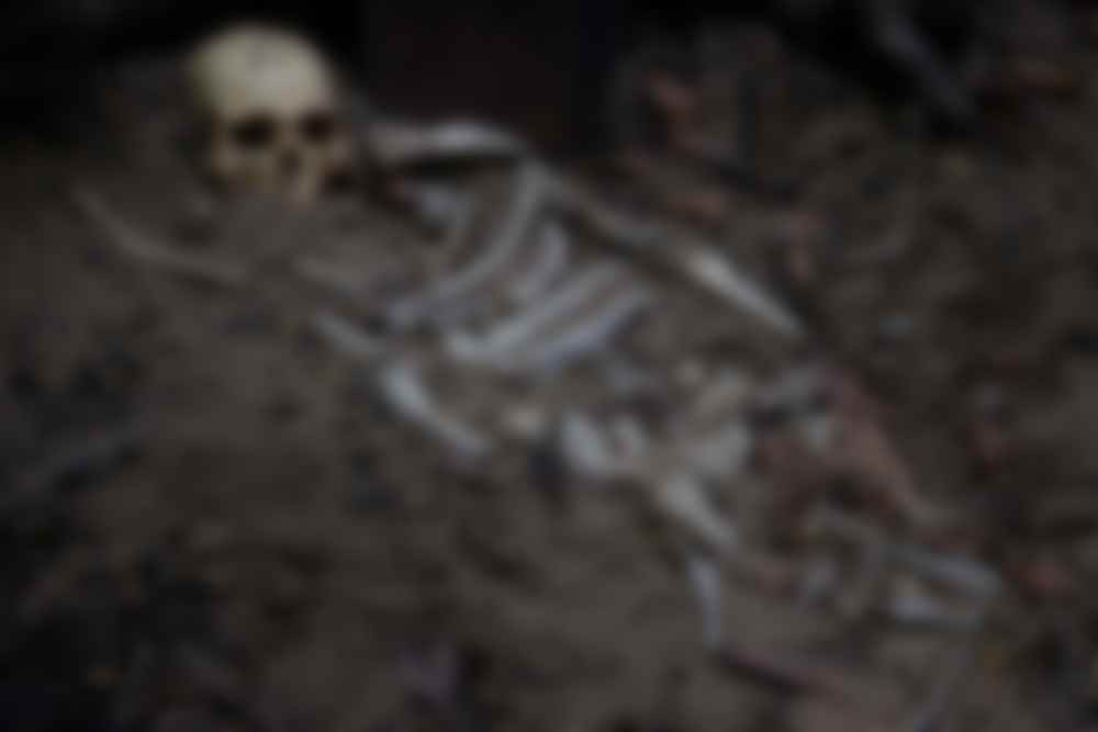 Schelet de om găsit într-un canal, în interiorul unei zone militare protejate. Aeroportul Indore este în alertă