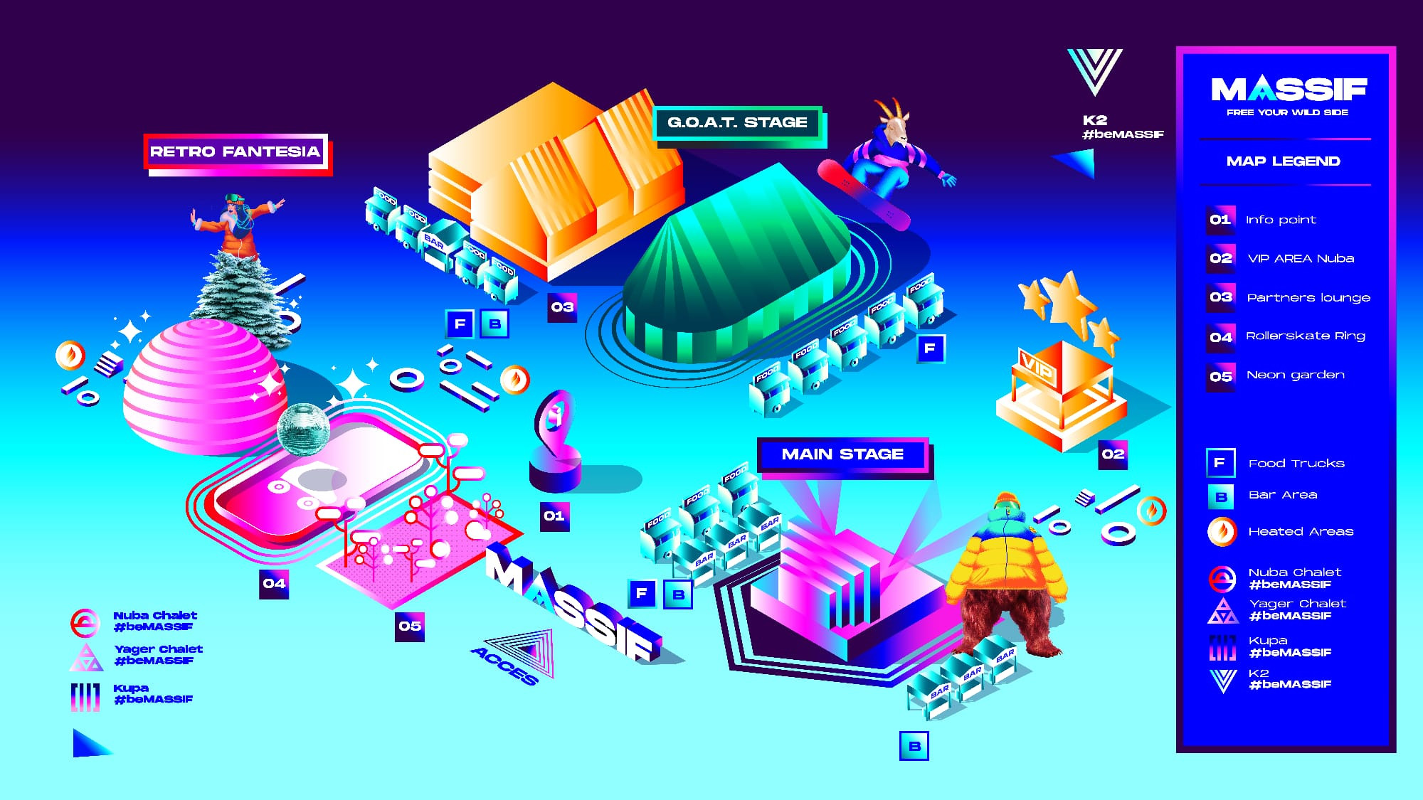 Au început pregătirile pentru MASSIF 2023. Organizatorii au dezvăluit harta festivalului