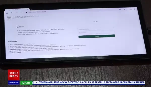 Peste 10.000 de studenți la Medicină renunță la examenele clasice. Un soft special le permite să dea testul pe tablete