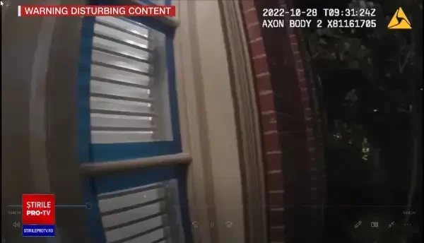 Momentul în care soțul lui Nancy Pelosi a fost atacat în casă cu un ciocan | VIDEO ȘOCANT