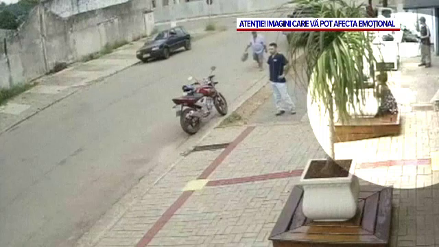 O fetiță de cinci ani a trecut prin spaima vieții ei. Un șofer băut a lovit un ghiveci în spatele căruia se juca micuța