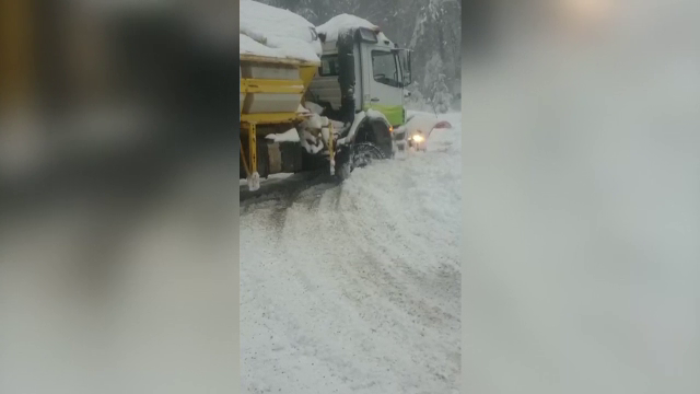Viscol puternic în România. Zona în care zăpada are peste o jumătate de metru