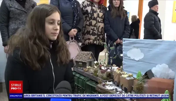 Concurs de machete în Alba Iulia. Mii de elevi au încercat să redea imaginea satului autentic românesc