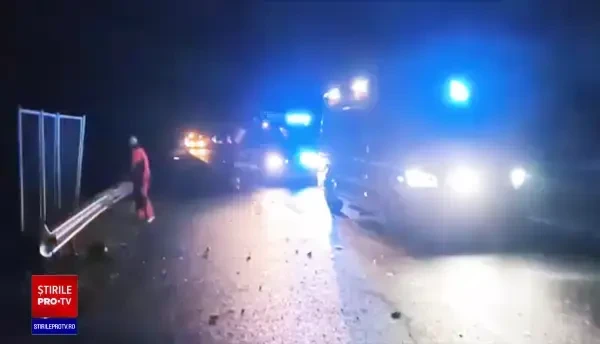 ANIMAȚIE GRAFICĂ. Cum s-a răsturnat autocarul cu români în Slovenia. „M-am trezit cu cioburile de sticlă în gură”