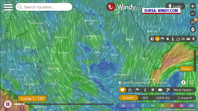 România, lovită de ger și viscol. Temperaturile ar putea ajunge până la minus 20 de grade
