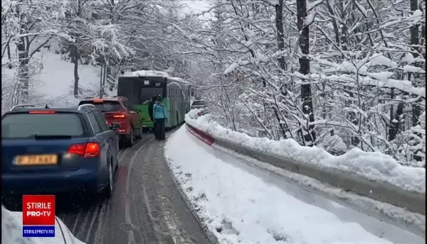 La munte este cod roșu de distracție. Oamenii au stat la cozi atât pe drumurile de acces către munte cât și în stațiuni