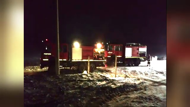 Pericol uriaș de explozie la o fermă din județul Galați. Pompierii au intervenit de urgență la o hală agricolă