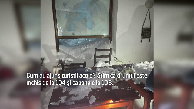 Cabana Capra a fost lovită de două avalanșe, dar nimeni nu a anunțat autoritățile. Mesajul transmis de ISU Argeș
