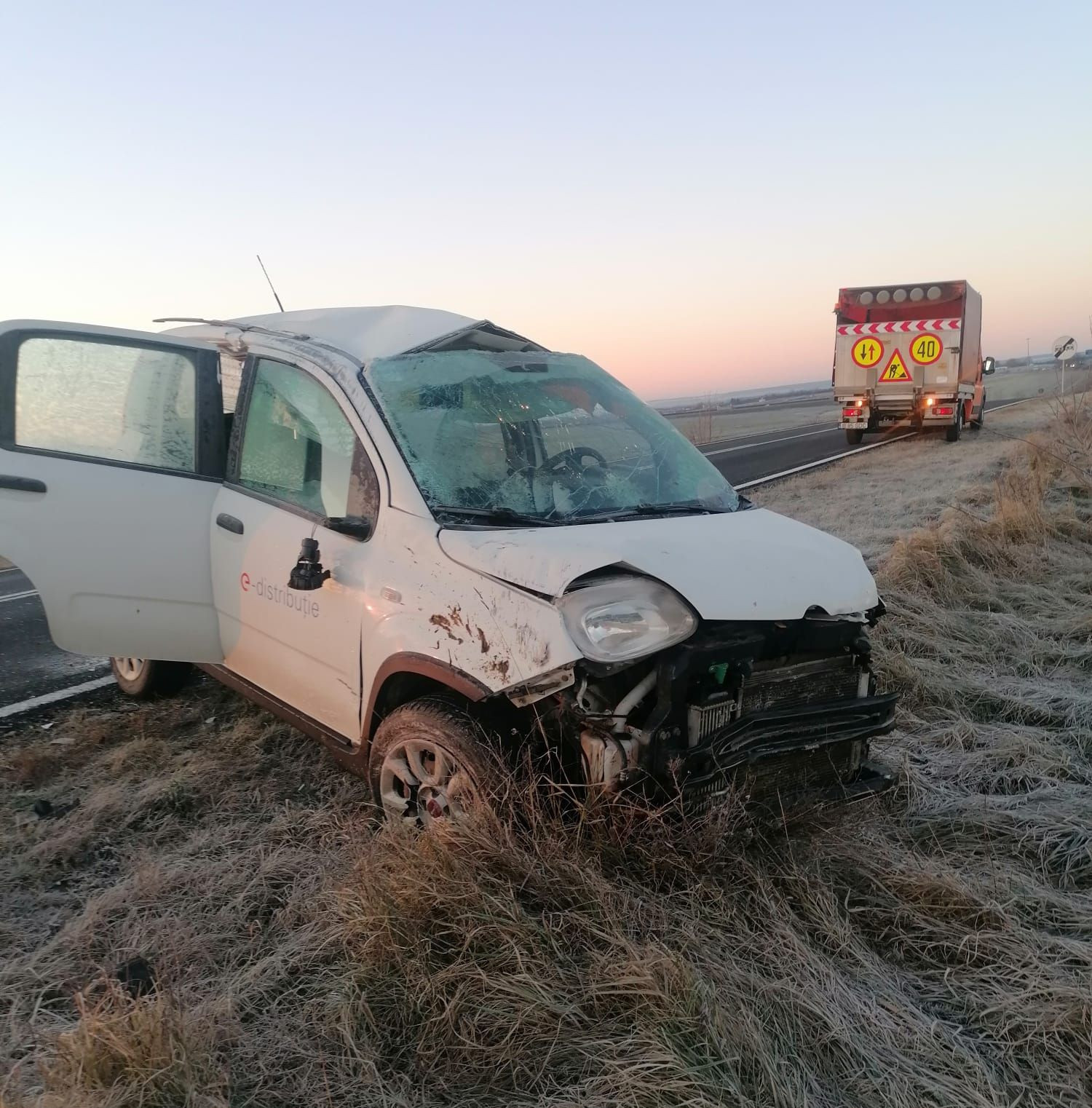 Un șofer a spulberat o turmă de oi, pe o șosea din Timiș. 18 animale au murit. Ciobanul a fost amendat