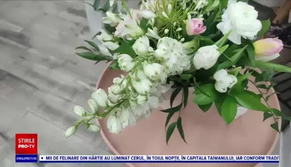 Soluția găsită de un antreprenor din Iași pentru a nu polua când face aranjamente florale