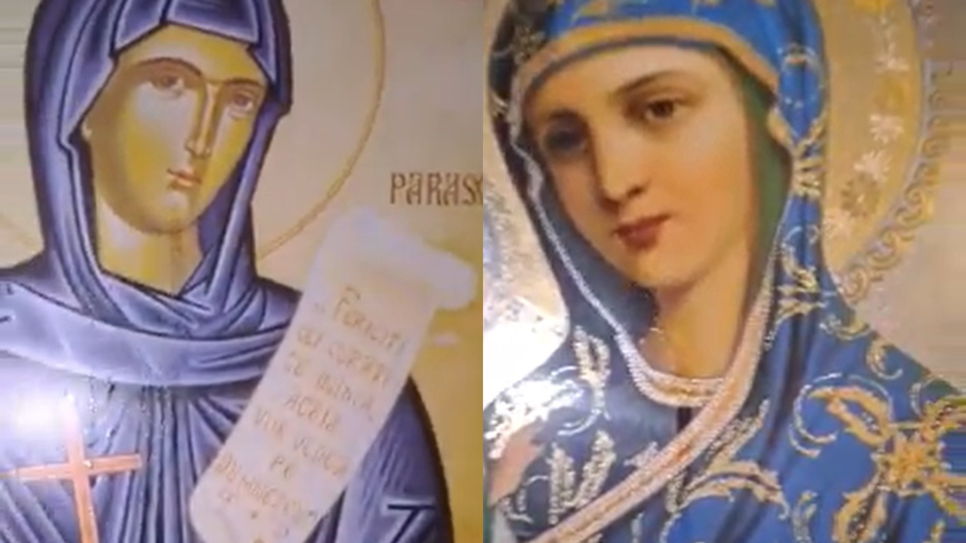 Casa unui buzoian a fost luată cu asalt după ce două icoane au început „să plângă cu lacrimi de mir”