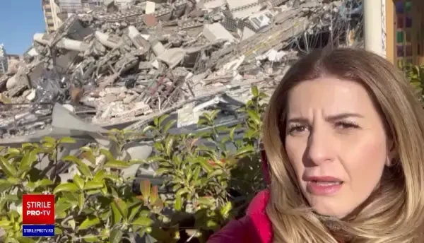 Noi imagini de la blocul de 11 eraje prăbușit în Gaziantep