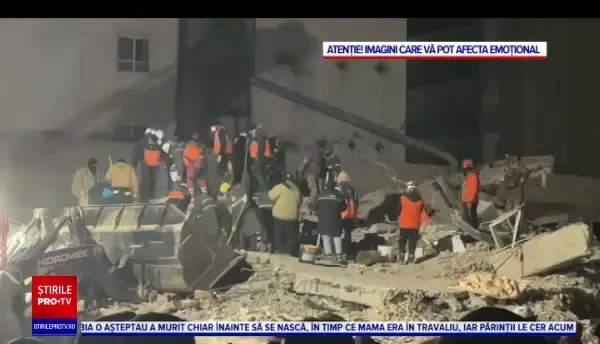 Cutremure în Turcia și Siria. Continuă căutările pentru supraviețuitori