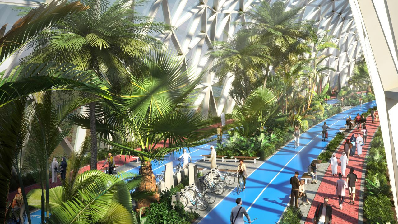 Cum va arăta autostrada inteligentă pentru cicliști din Dubai, care va avea climă controlată | VIDEO, GALERIE FOTO