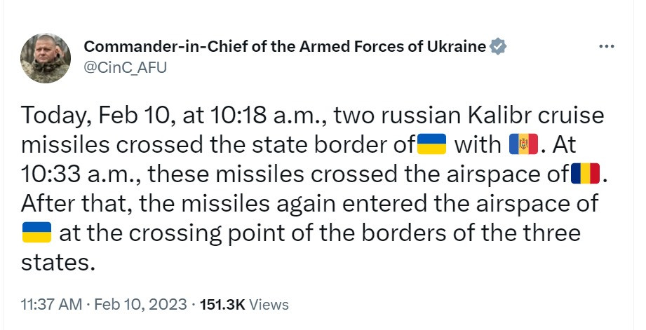 mesaj rachete romania