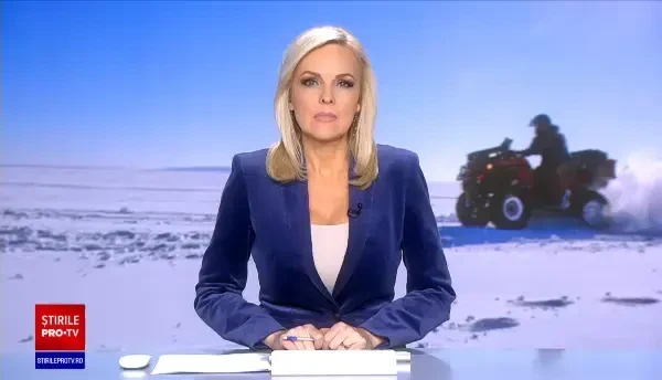 Bărbat filmat în timp ce mergea cu ATV-ul pe pârtie, printre schiori. Jandarmeria l-a amendat scump pentru gestul său