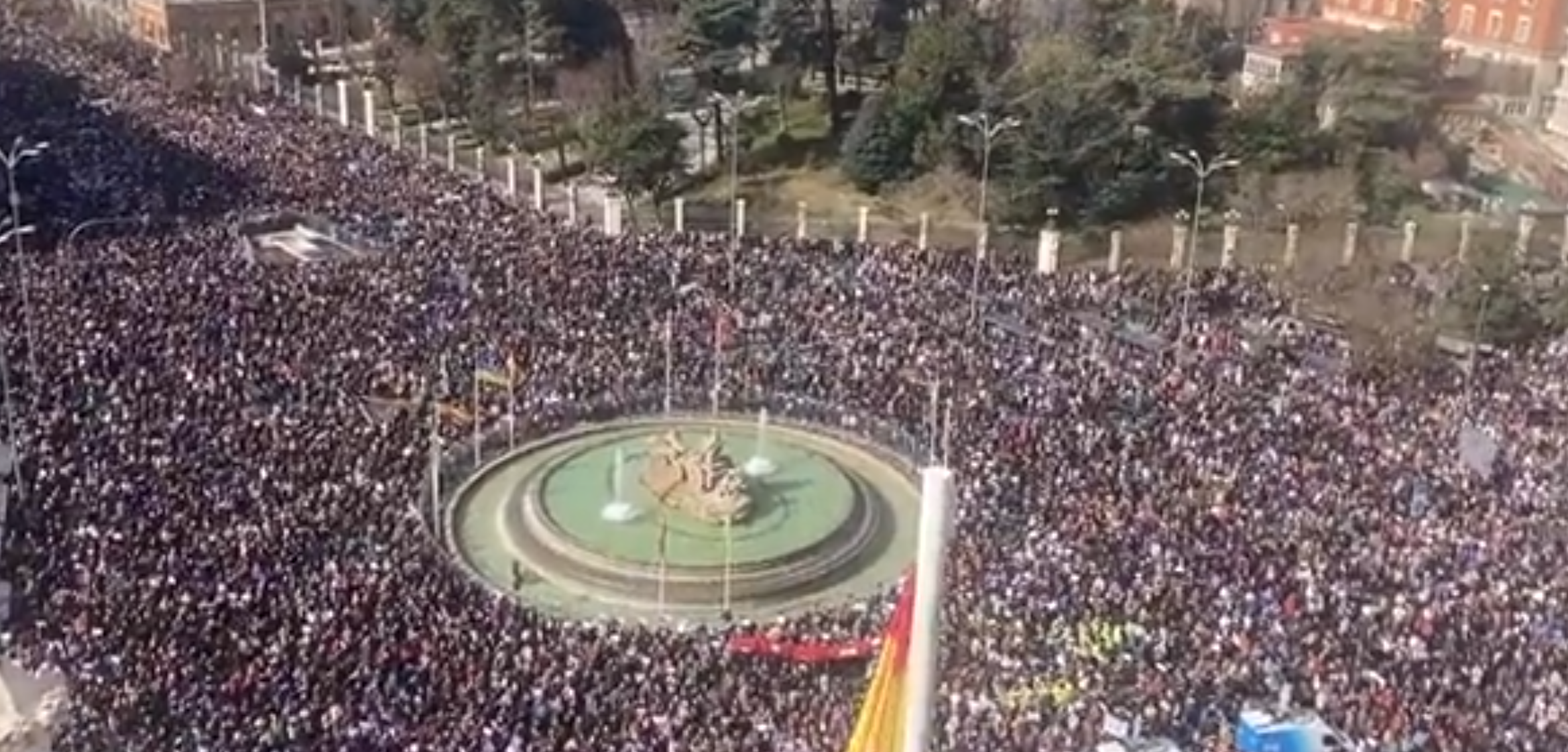 Sute de mii de oameni au manifestat la Madrid pentru susţinerea sistemului public de sănătate | VIDEO