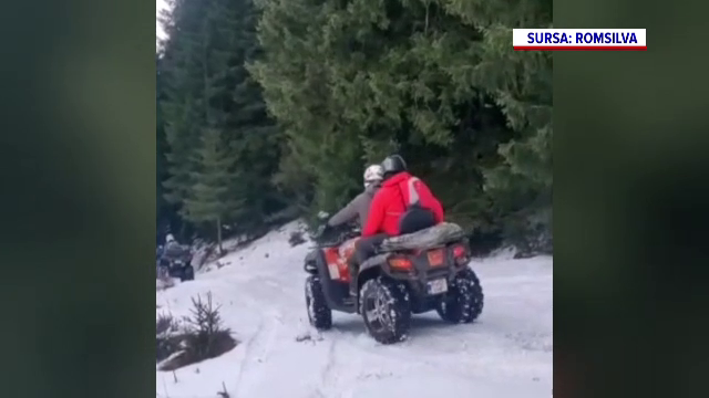 Capcane pentru cei ce se aventurează cu ATV-ul în zone interzise. Amenzile ajung la câteva mii de lei