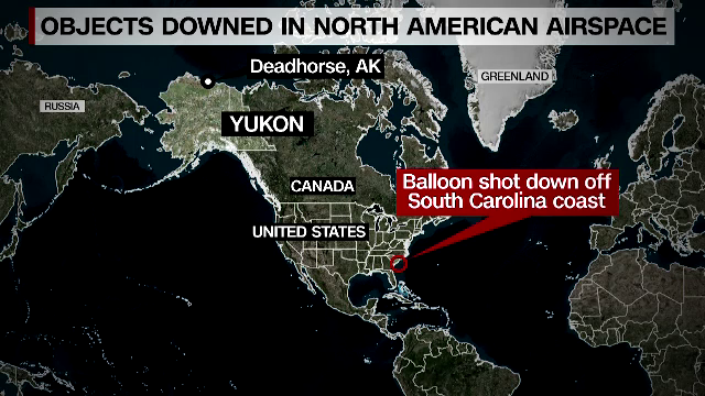 Filmul apariției obiectelor zburătoare neidentificate pe cerul SUA și al Canadei. „Nu e exclus nimic în acest moment”