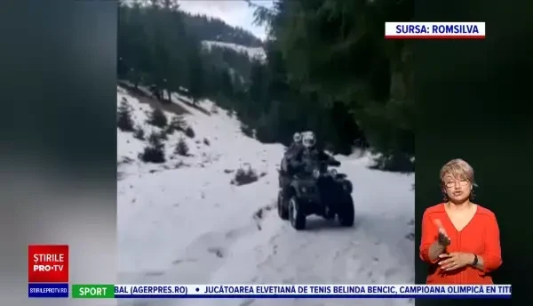 Capcane pentru cei ce se aventurează cu ATV-ul în zone interzise. Amenzile ajung la câteva mii de lei