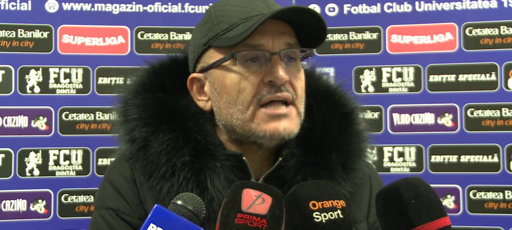FCU Craiova a pierdut cu 3-0 la masa verde din cauza scandărilor xenofobe ale fanilor olteni. Reacția lui Mititelu