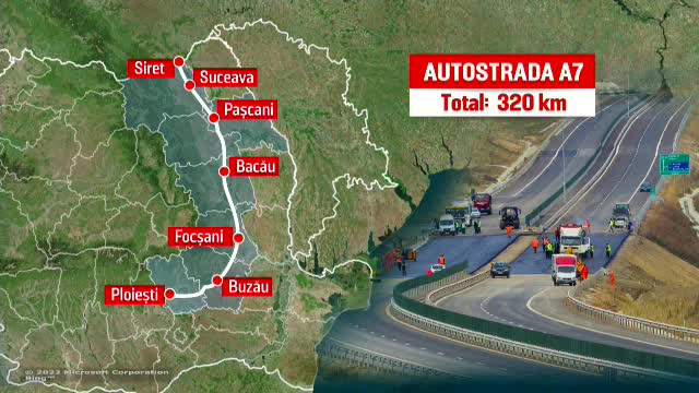 A7, viitoarea Autostradă a Moldovei, prinde contur. Șoseaua de 320 de km ar trebui să fie gata până în 2026