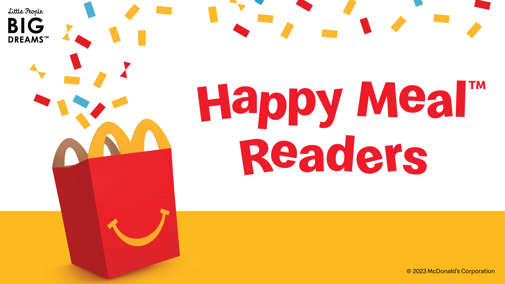 (P) McDonald’s încurajează lectura și timpul petrecut în familie prin programul Happy Meal Readers