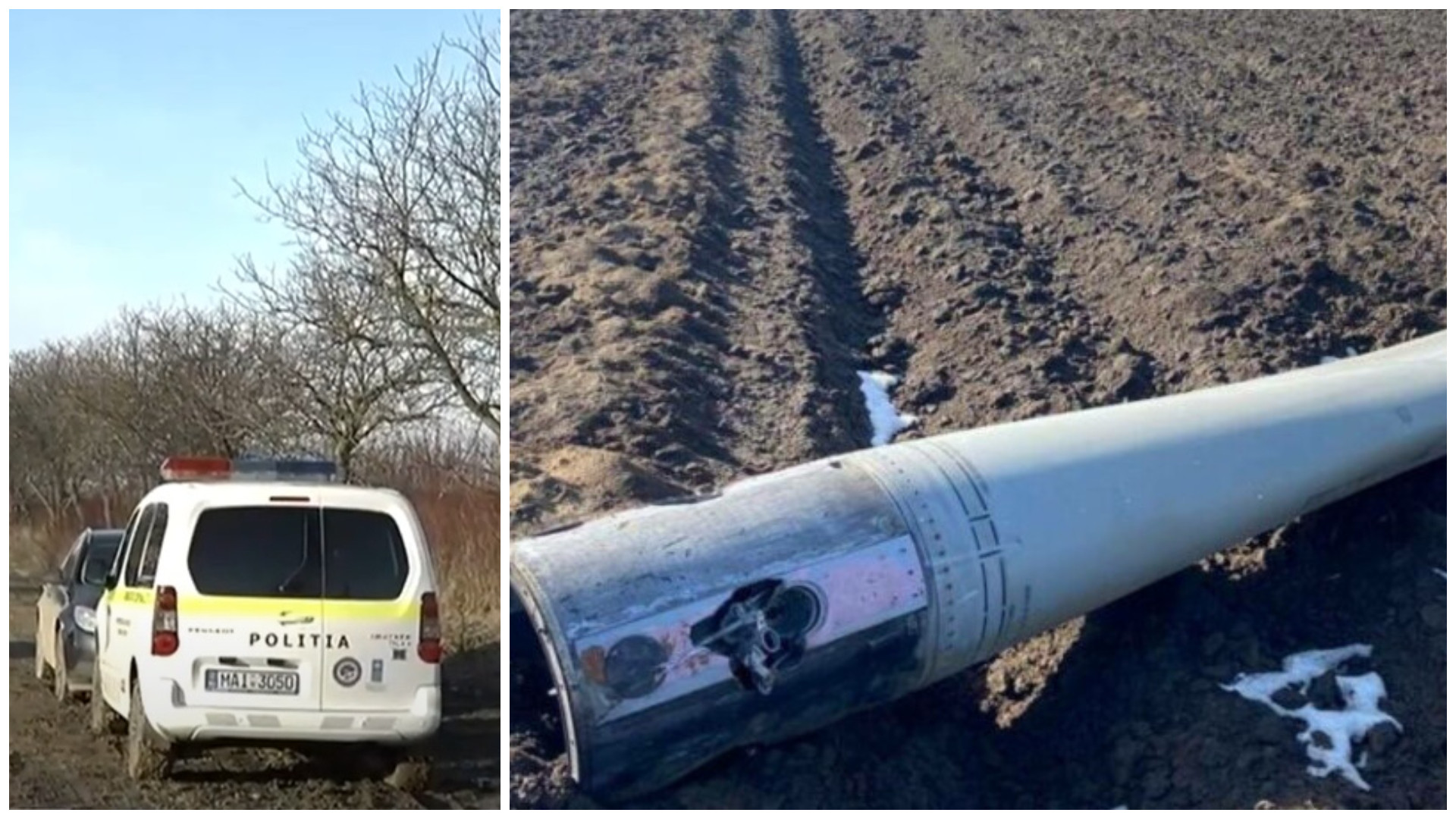 Localnicii din orașul moldovenesc Briceni, terorizați de resturile de rachetă căzute lângă casele lor: Ne este frică | VIDEO