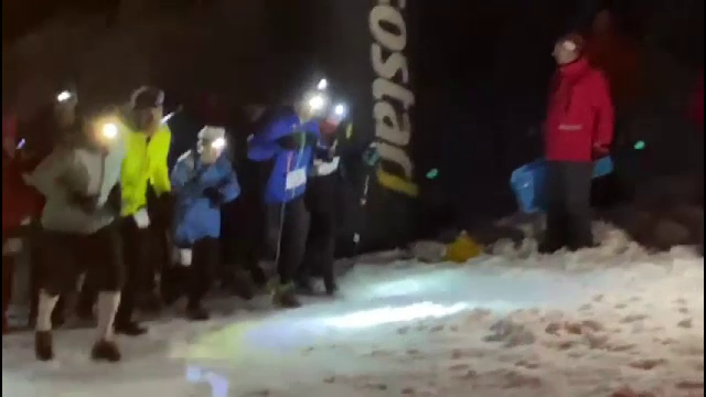 Cursă inedită de alergat noaptea prin Parâng. Câștigătorul a fost surprins că a terminat pe primul loc