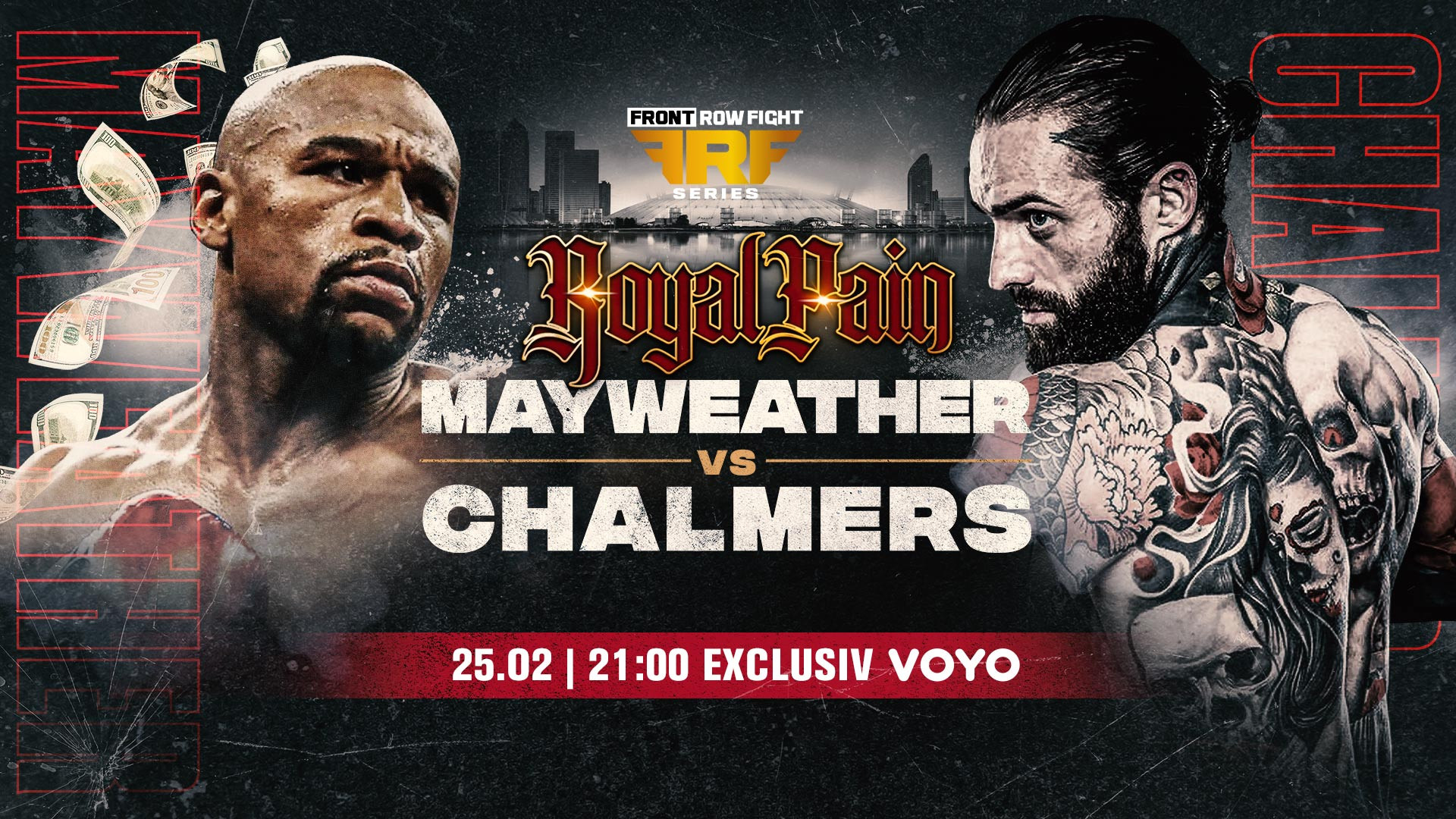 Floyd Mayweather a revenit în ring, LIVE pe VOYO. L-a înfruntat pe Aaron Chalmers sâmbătă, la ora 21:00