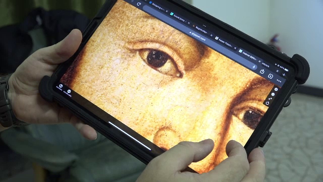 Descoperire în ochii principelui transilvănean Gabriel Bathory, într-un portret. Tehnica folosită de Bibiblioteca Batthyaneum