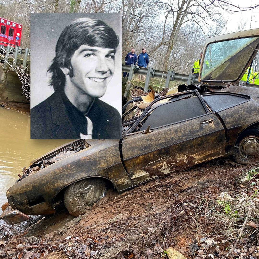 Rămășițele unui student dispărut în urmă cu aproape 50 de ani, descoperite într-o mașină scufundată în râu