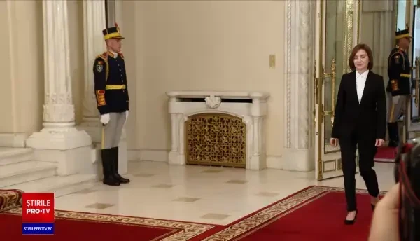 Maia Sandu, la București: „Simţim sprijinul puternic al României pentru cetăţenii Republicii Moldova. Sângele apă nu se face”